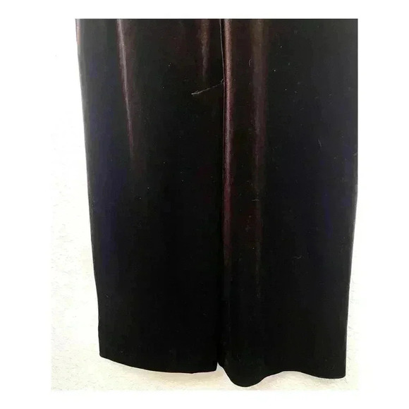 2PC VTG Jonathan Logan Brown Velvet Dress & Blazer MEDIUM Beige Women's - Picture 13 of 16